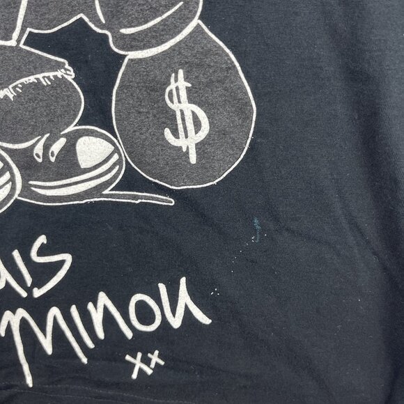 Y2K Dom Rebel Montreal Designer Felix the cat Punk Graphic T-shirt Men M READ - Picture 14 of 16